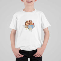 Funny 100th Day Of School Cowboy T Shirt For Kid 100 Days Y'all TX map
