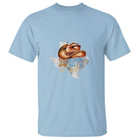 Funny 100th Day Of School Cowboy T Shirt 100 Days Y'all TX map