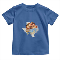 Funny 100th Day Of School Cowboy Toddler T Shirt 100 Days Y'all TX map