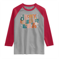Funny In My Retirement Era Raglan Shirt Retired 2025 Retro Flower