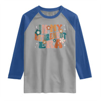 Funny In My Retirement Era Raglan Shirt Retired 2025 Retro Flower