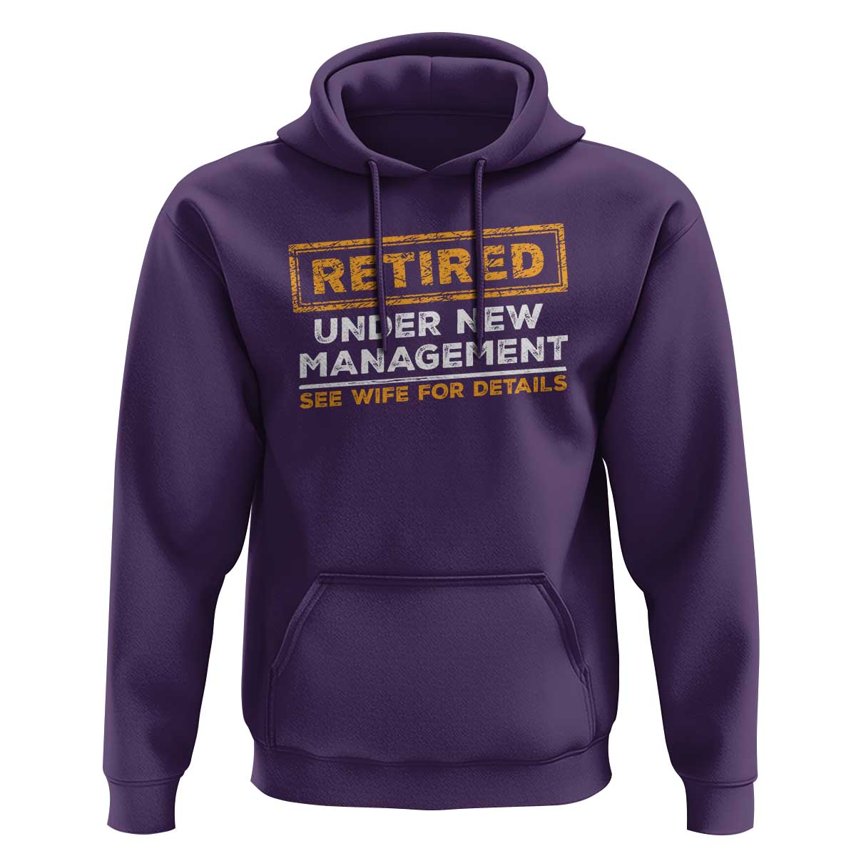 Funny Retirement Hoodie Retired Under New Management See Wife For Details