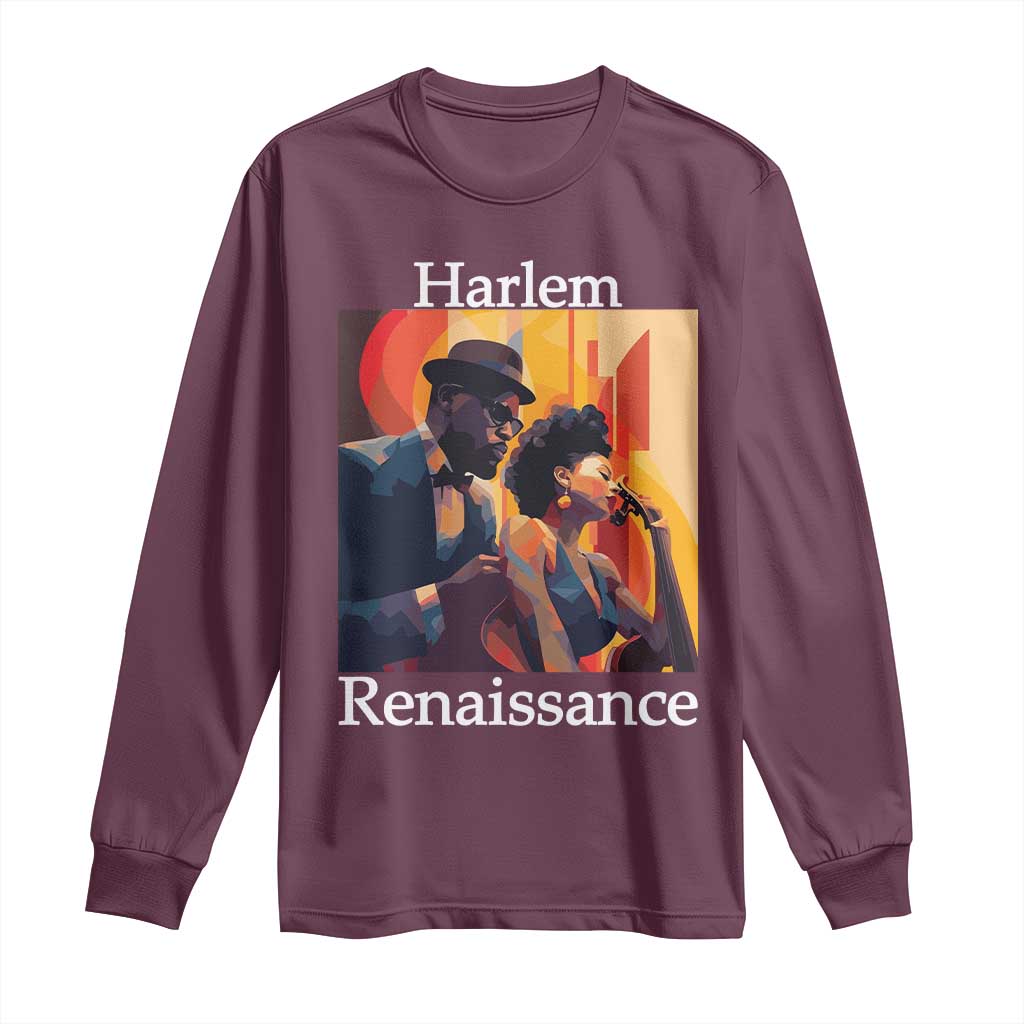 Harlem Renaissance Long Sleeve Shirt Jazz Music 1920s Black History Month