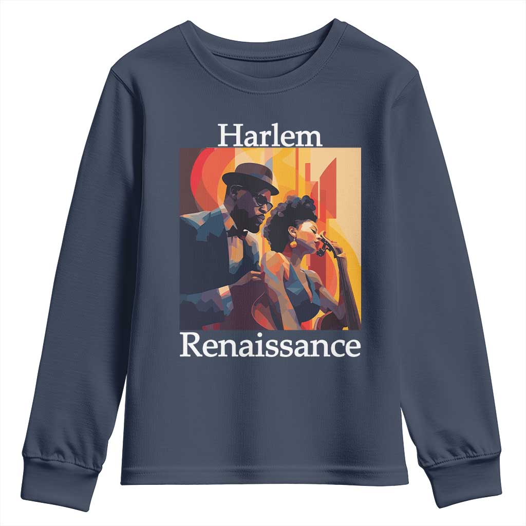 Harlem Renaissance Youth Sweatshirt Jazz Music 1920s Black History Month