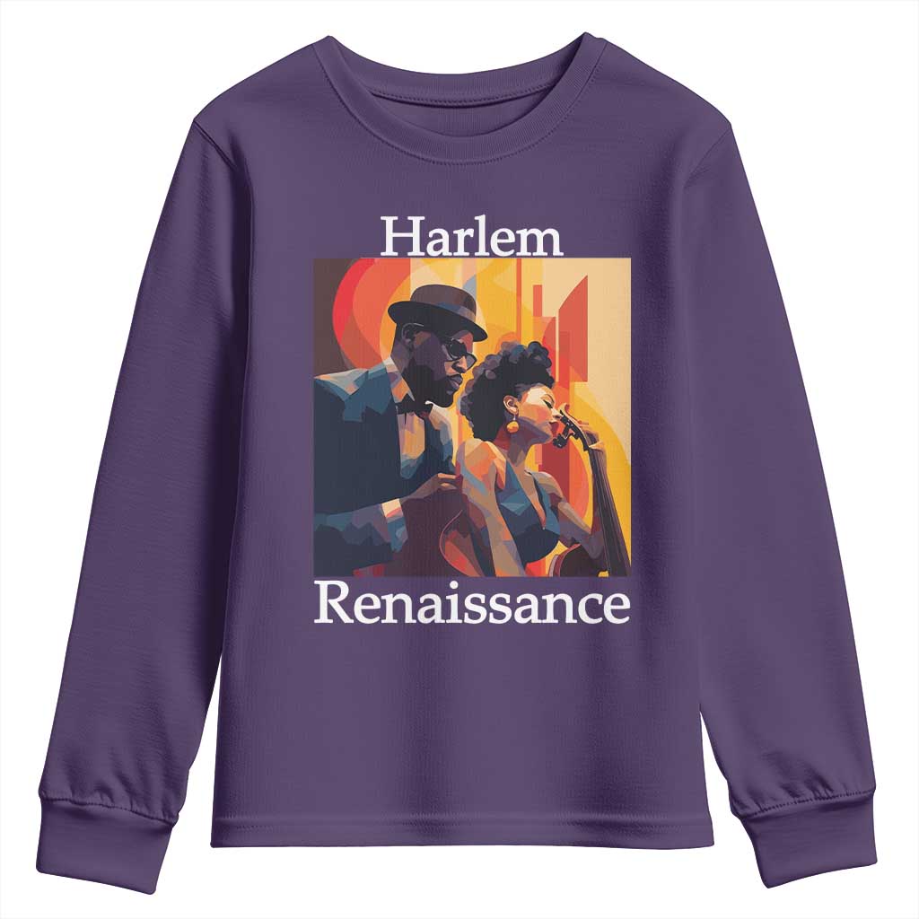 Harlem Renaissance Youth Sweatshirt Jazz Music 1920s Black History Month