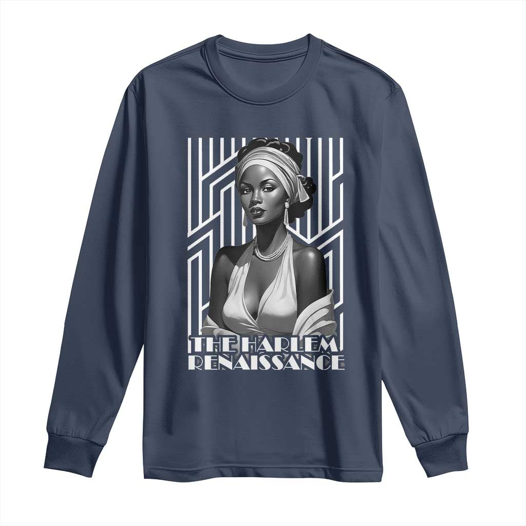 The Harlem Renaissance Long Sleeve Shirt Black Woman 1920s Black History Month