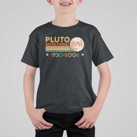 Funny Never Forget Pluto 1930 2006 T Shirt For Kid Retro Stripes