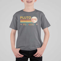 Funny Never Forget Pluto 1930 2006 T Shirt For Kid Retro Stripes