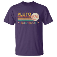 Funny Never Forget Pluto 1930 2006 T Shirt Retro Stripes