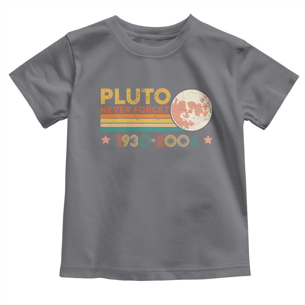 Funny Never Forget Pluto 1930 2006 Toddler T Shirt Retro Stripes