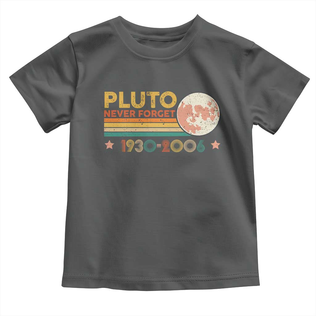 Funny Never Forget Pluto 1930 2006 Toddler T Shirt Retro Stripes