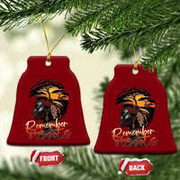 Black History Month Ceramic Ornament Remember Your Roots African Safari