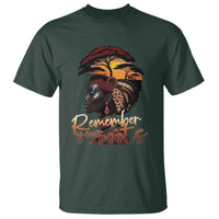 Black History Month T Shirt Remember Your Roots African Safari