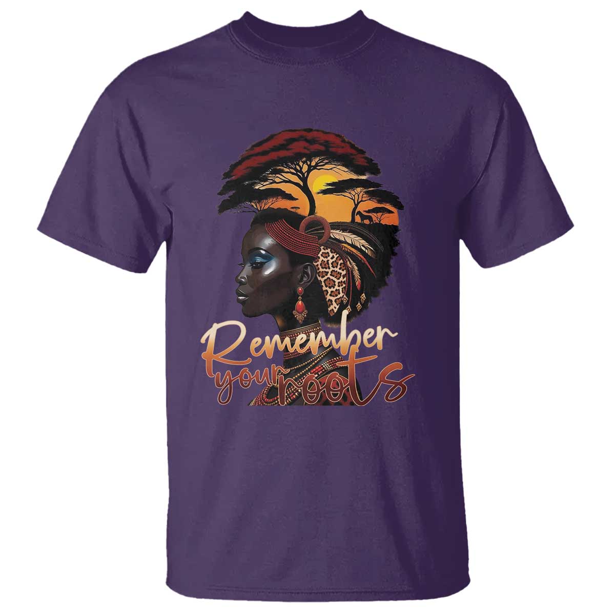 Black History Month T Shirt Remember Your Roots African Safari