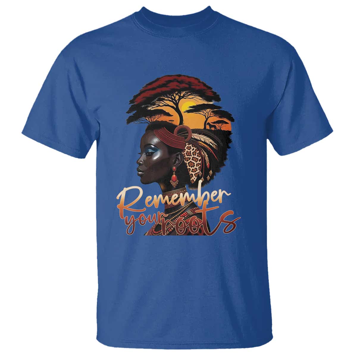Black History Month T Shirt Remember Your Roots African Safari