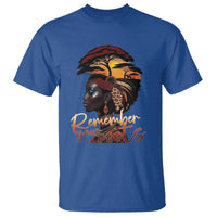 Black History Month T Shirt Remember Your Roots African Safari