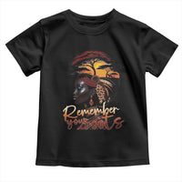 Black History Month Toddler T Shirt Remember Your Roots African Safari