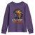Black History Month Youth Sweatshirt Remember Your Roots African Safari