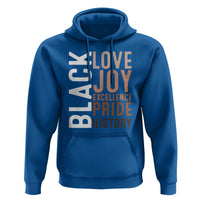 Black Love Joy Excellence Pride History Hoodie Proud African American