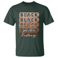 Black Love Joy Excellence Pride History T Shirt Proud African American Melanin Brush Stroke