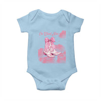 On Cloud Nine Baby Onesie 9th Birthday Bday Girl Pink Coquette Cowgirl Boots
