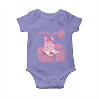 On Cloud Nine Baby Onesie 9th Birthday Bday Girl Pink Coquette Cowgirl Boots