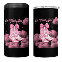 On Cloud Nine 4 in 1 Can Cooler Tumbler 9th Birthday Bday Girl Pink Coquette Cowgirl Boots
