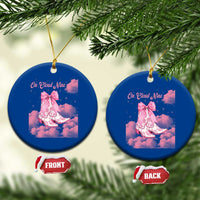 On Cloud Nine Ceramic Ornament 9th Birthday Bday Girl Pink Coquette Cowgirl Boots