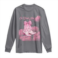 On Cloud Nine Long Sleeve Shirt 9th Birthday Bday Girl Pink Coquette Cowgirl Boots