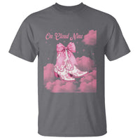 On Cloud Nine T Shirt 9th Birthday Bday Girl Pink Coquette Cowgirl Boots