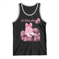 On Cloud Nine Tank Top 9th Birthday Bday Girl Pink Coquette Cowgirl Boots