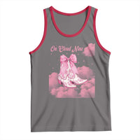 On Cloud Nine Tank Top 9th Birthday Bday Girl Pink Coquette Cowgirl Boots