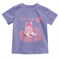 On Cloud Nine Toddler T Shirt 9th Birthday Bday Girl Pink Coquette Cowgirl Boots