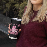On Cloud Nine Tumbler Cup 9th Birthday Bday Girl Pink Coquette Cowgirl Boots