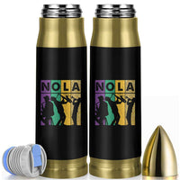 Mardi Gras NOLA New Orleans Carnival Jazz Music Glitter Print Bullet Tumbler