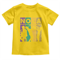 Mardi Gras NOLA New Orleans Carnival Jazz Music Glitter Print Toddler T Shirt
