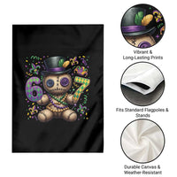 Funny Mardi Gras 67 Voodoo Doll Garden Flag Fat Tuesday Six Seven Meme