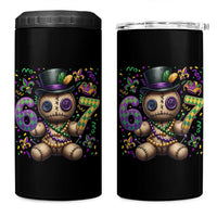 Funny Mardi Gras 67 Voodoo Doll 4 in 1 Can Cooler Tumbler Fat Tuesday Six Seven Meme