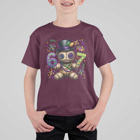 Funny Mardi Gras 67 Voodoo Doll T Shirt For Kid Fat Tuesday Six Seven Meme