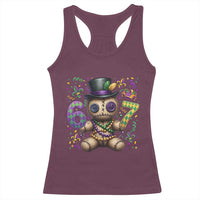 Funny Mardi Gras 67 Voodoo Doll Racerback Tank Top Fat Tuesday Six Seven Meme