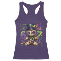 Funny Mardi Gras 67 Voodoo Doll Racerback Tank Top Fat Tuesday Six Seven Meme