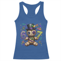Funny Mardi Gras 67 Voodoo Doll Racerback Tank Top Fat Tuesday Six Seven Meme