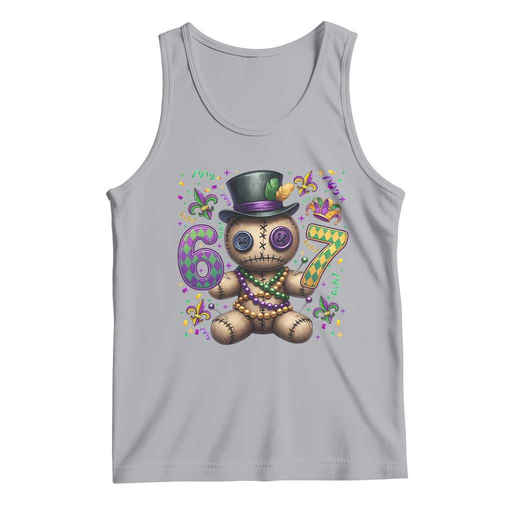 Funny Mardi Gras 67 Voodoo Doll Tank Top Fat Tuesday Six Seven Meme