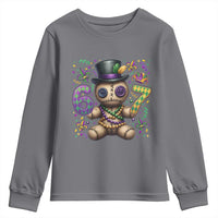 Funny Mardi Gras 67 Voodoo Doll Youth Sweatshirt Fat Tuesday Six Seven Meme