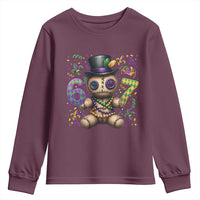 Funny Mardi Gras 67 Voodoo Doll Youth Sweatshirt Fat Tuesday Six Seven Meme