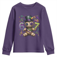 Funny Mardi Gras 67 Voodoo Doll Youth Sweatshirt Fat Tuesday Six Seven Meme