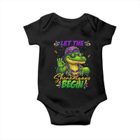 Let The Shenanigans Begin Mardi Gras 67 Meme Baby Onesie Funny Alligator Mardigator Six Seven