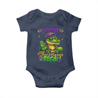 Let The Shenanigans Begin Mardi Gras 67 Meme Baby Onesie Funny Alligator Mardigator Six Seven