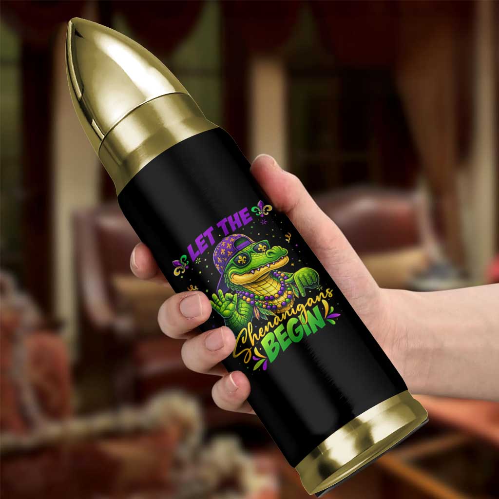 Let The Shenanigans Begin Mardi Gras 67 Meme Bullet Tumbler Funny Alligator Mardigator Six Seven