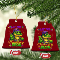 Let The Shenanigans Begin Mardi Gras 67 Meme Ceramic Ornament Funny Alligator Mardigator Six Seven